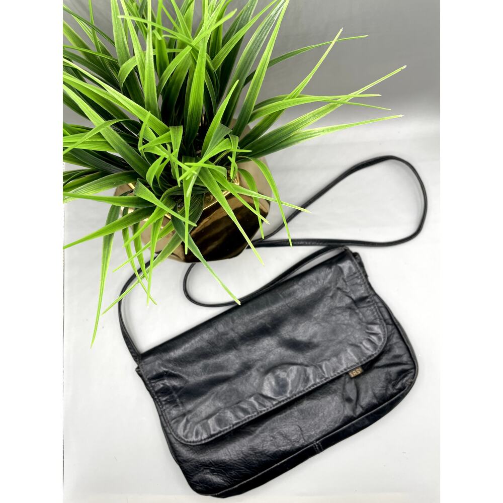 Vintage Black S.A.S Butter‎ Soft Leather Purse